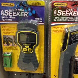 Moisture meters are available at different price points online and at most home improvement stores. This inexpensive model costs about $25.