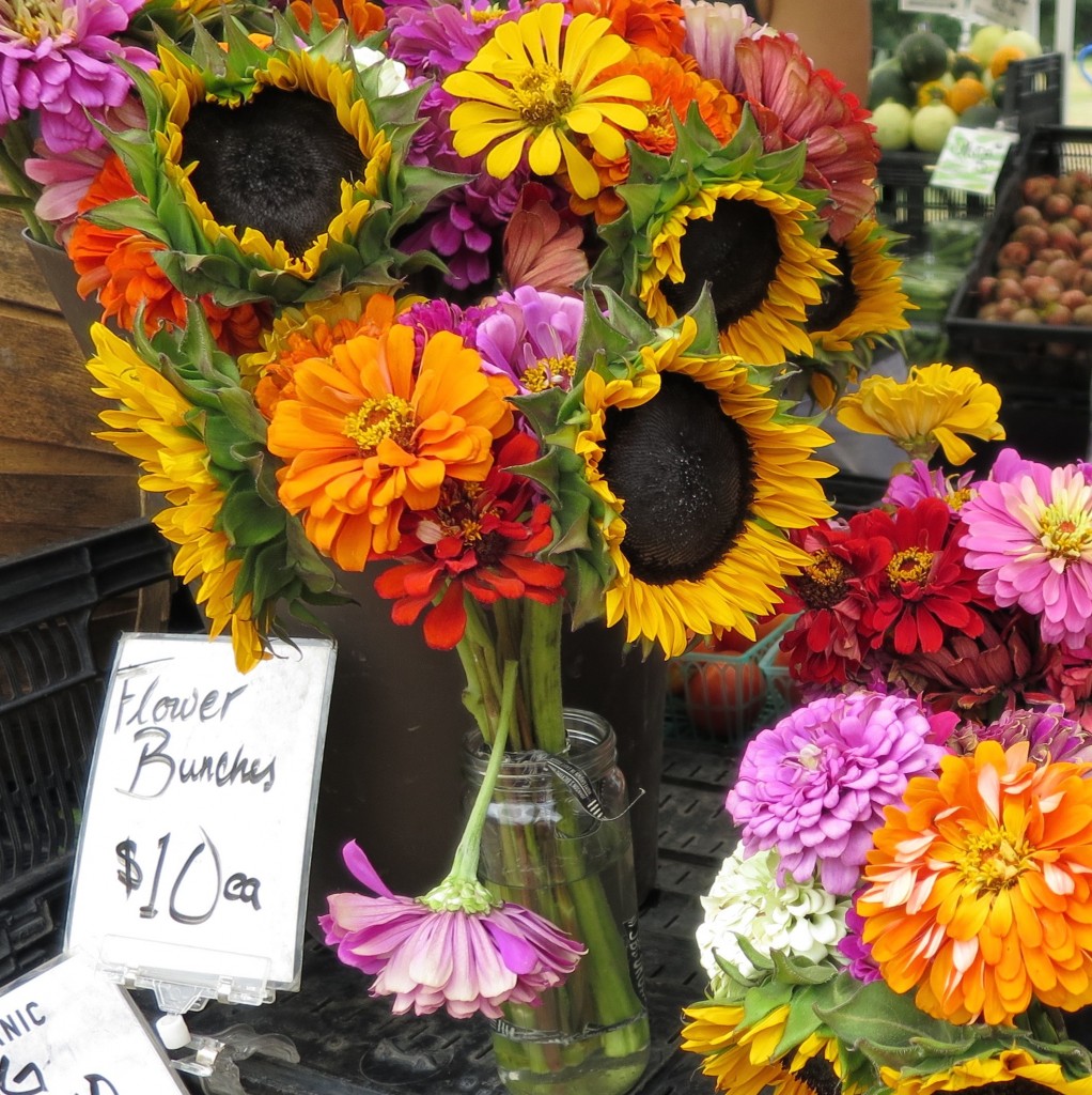 farmers' market flowers austin wood-fired oven