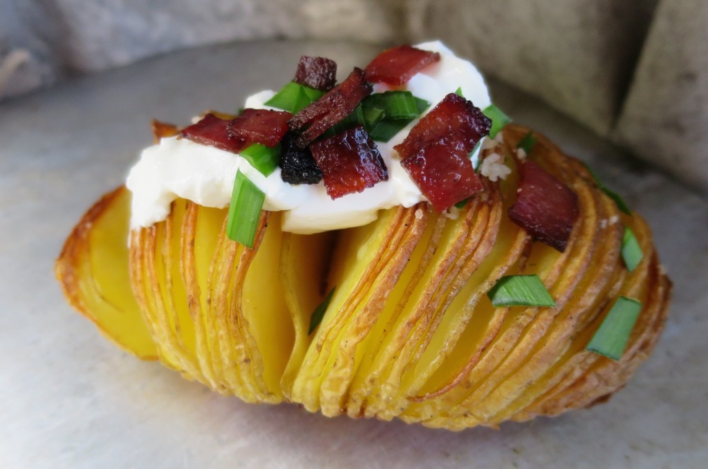 Hasselback potato show-stopping side texas oven co wood-fired oven