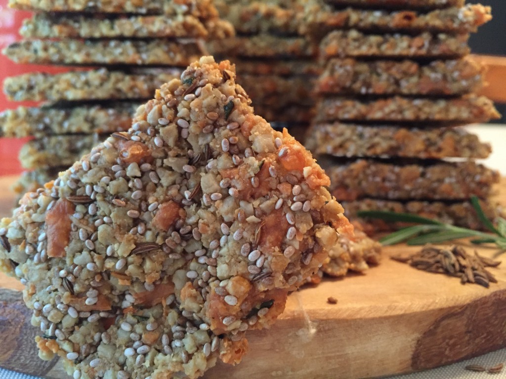 crackers wood-fired seeded crackers