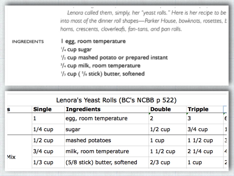 dinner rolls recipe