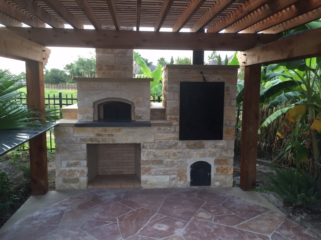wood-fired oven and smoker