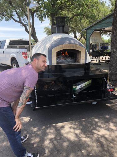 cure an oven that is a mobile oven